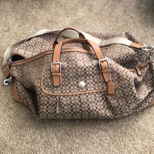 SOLD! Coach duffel bag